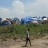 A tent city about forty minutes outside of Port Au Prince.