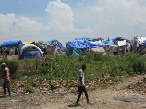 12 300x225 A tent city about forty minutes outside of Port Au Prince.